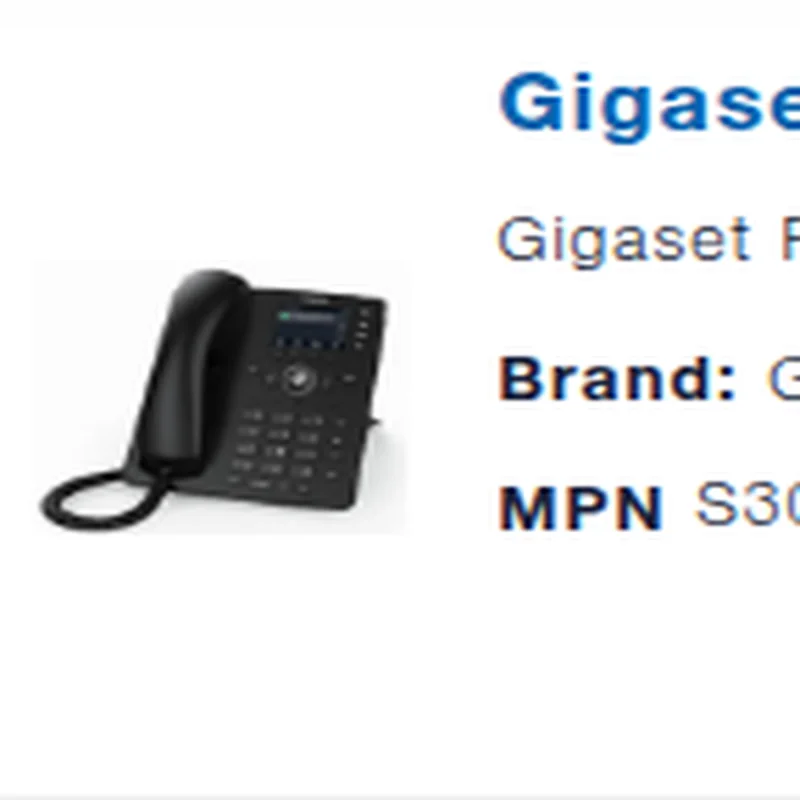 Gigaset P710 PRO - Telefono IP Gigabit PoE, 6 Account SIP, Display a colori 2,8