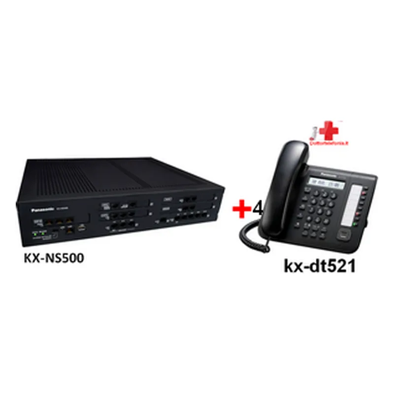 KIT centrale ns500 e 4 Telefoni Digitali Dt541